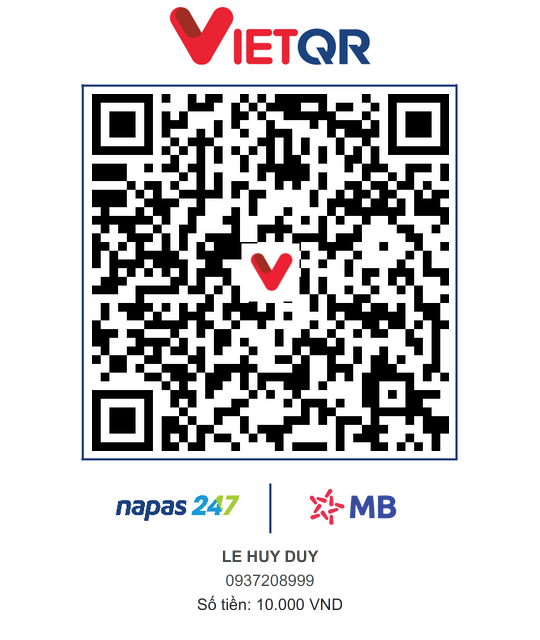 QR chuyển khoản