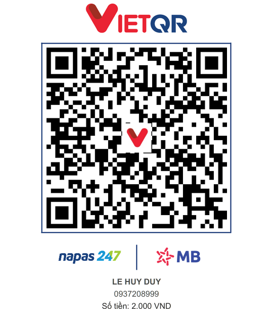 QR chuyển khoản