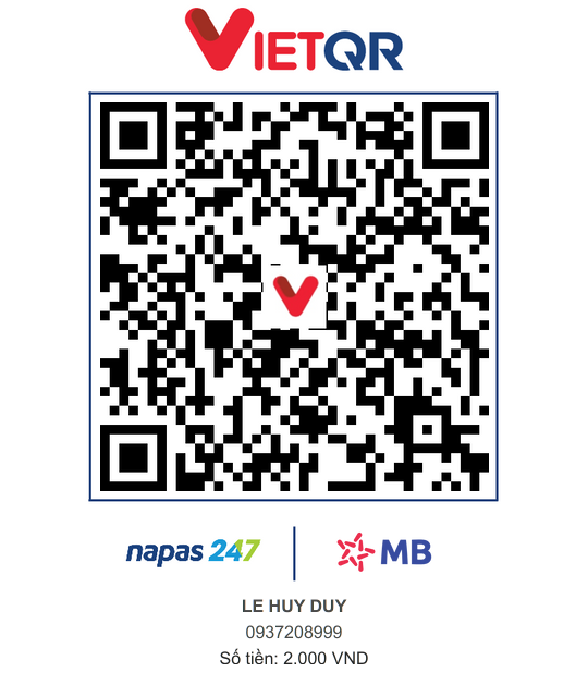 QR chuyển khoản