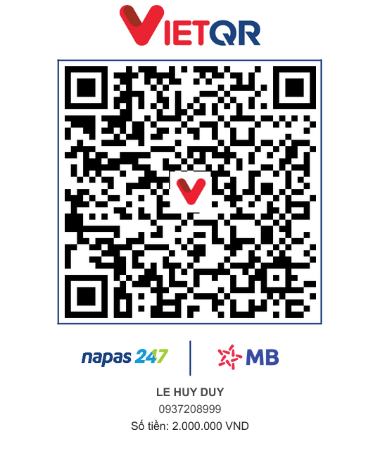 QR chuyển khoản