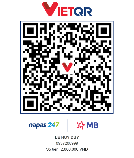 QR chuyển khoản