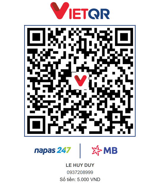 QR chuyển khoản