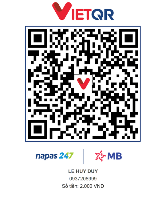 QR chuyển khoản