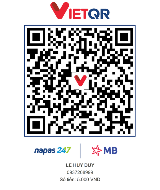 QR chuyển khoản