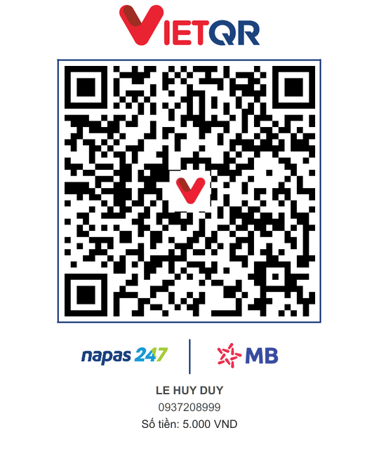 QR chuyển khoản