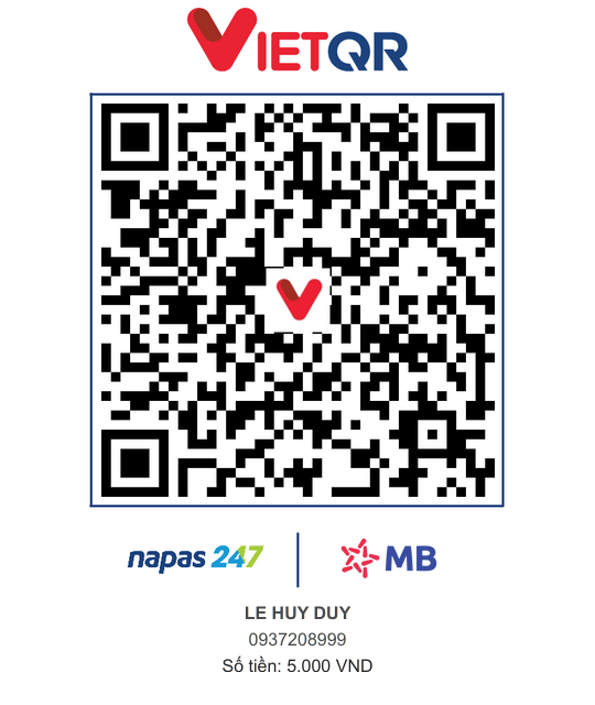 QR chuyển khoản