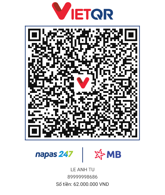 QR thanh toán 62M - GÓP ZÔ ACC 20M