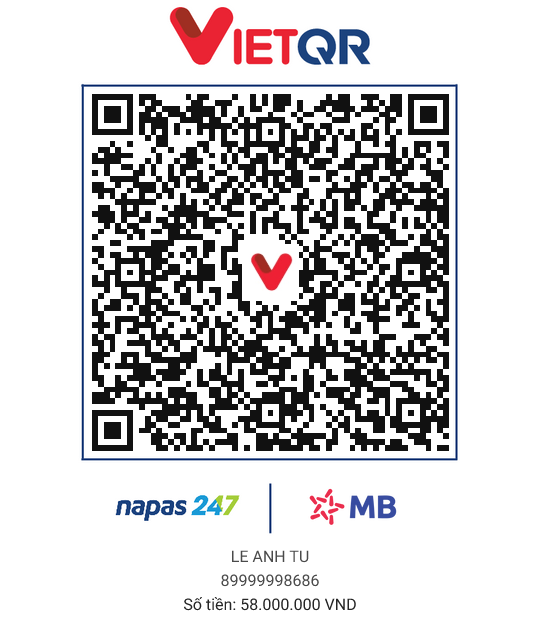 QR thanh toán 58M - GÓP ZÔ ACC 18M