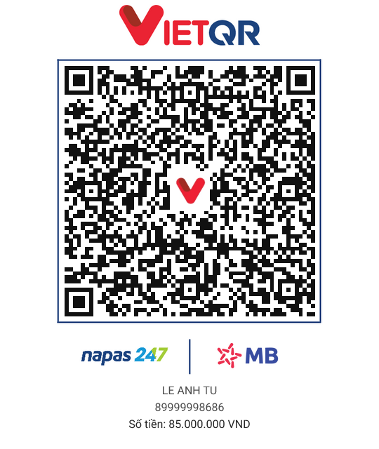 QR thanh toán 85M - GÓP ZÔ ACC 26M