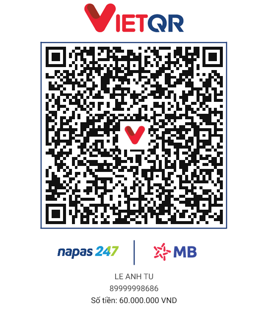 QR thanh toán 60M - GÓP ZÔ ACC 19M