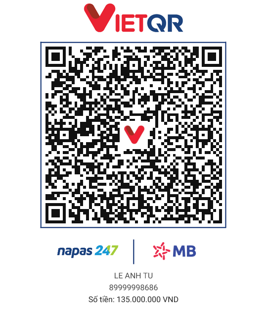 QR thanh toán 135M - GÓP ZÔ ACC 41M