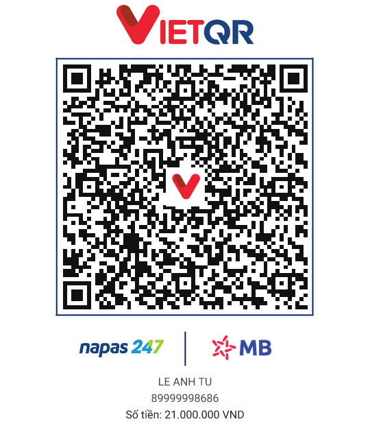 QR thanh toán 21M - GÓP ZÔ ACC 6M6