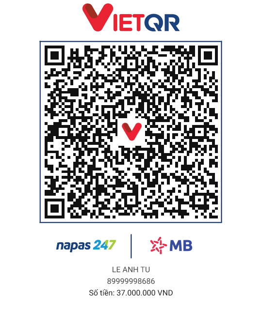QR thanh toán 37M - GÓP ZÔ ACC 12M
