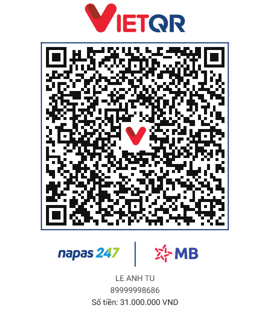 QR thanh toán 31M - GÓP ZÔ ACC 9M5