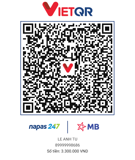 QR thanh toán 3M3 - GÓP ZÔ ACC 1M1
