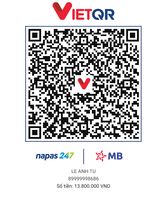 QR thanh toán 13M8 - GÓP ZÔ ACC 4M4