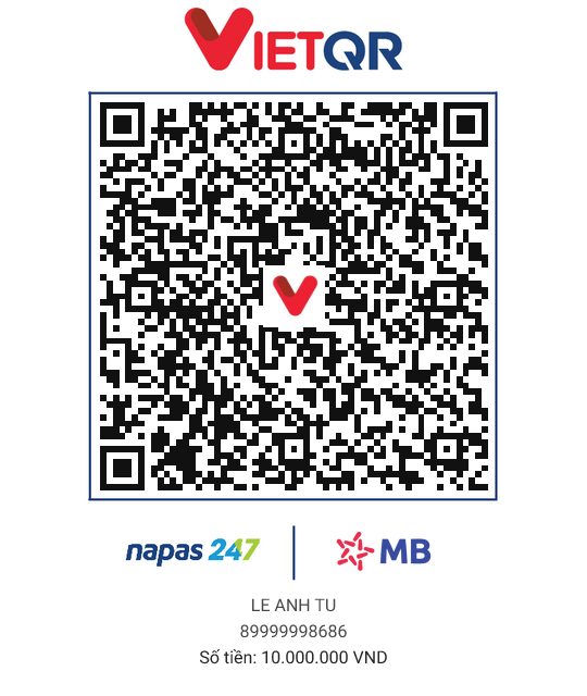 QR thanh toán 10M - GÓP ZÔ ACC 3M2
