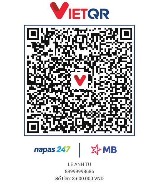 QR thanh toán 3M6 - GÓP ZÔ ACC 1M2