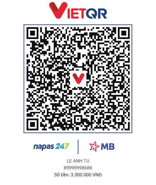 QR thanh toán 3M3 - GÓP ZÔ ACC 1M1