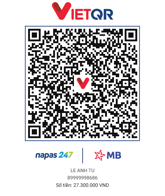 QR thanh toán 27M3 - GÓP ZÔ ACC 8M5