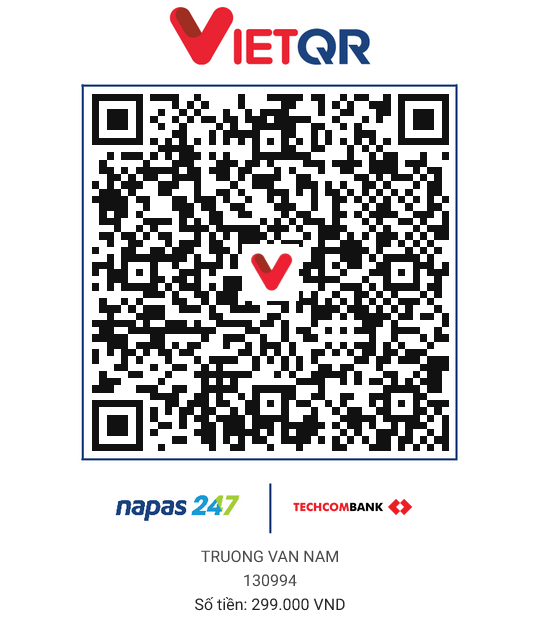 Mã QR Techcombank 299k