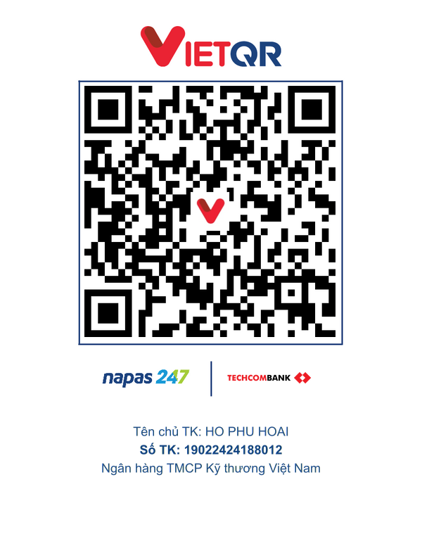 Mã QR Techcombank HỒ PHÚ HOÀI