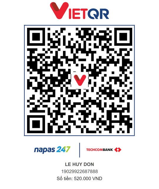 QR thanh toán DALU PRO 520.000đ