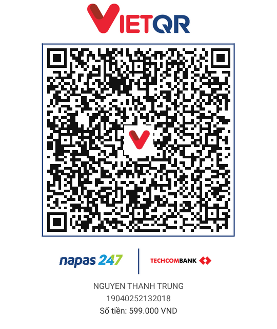 Mã QR thanh toán học phí DẪN LƯU BẠCH HUYẾT CƠ BẢN CHO NGƯỜI MỚI BẮT ĐẦU - Level 0