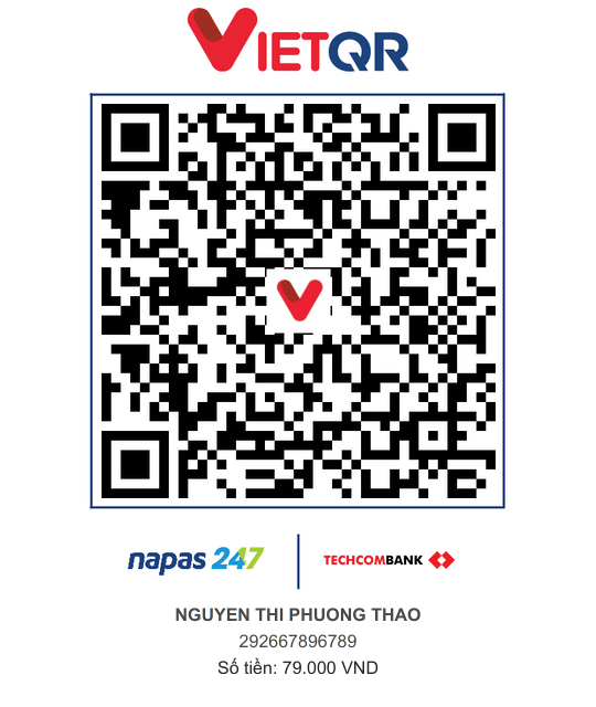 Mã QR chuyển khoản 79.000đ