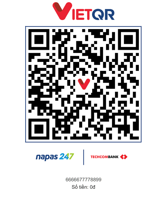 QR Donate Techcombank