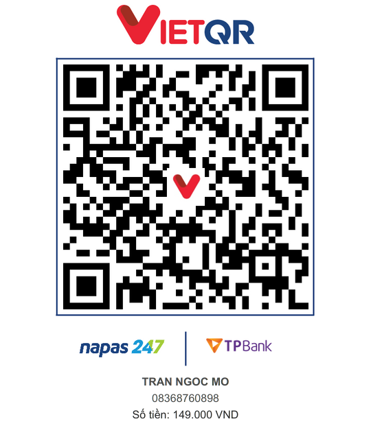 QR chuyển khoản TPBank