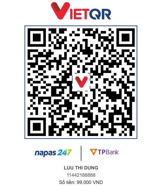 Mã QR thanh toán HDXH20260810XXAD