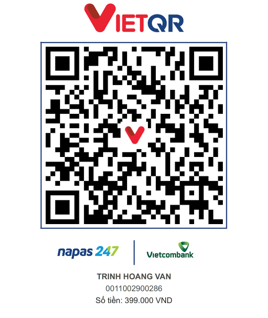 QR VietQR Vietcombank 399.000 VNĐ