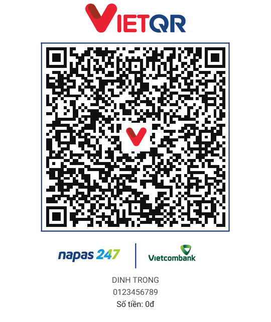 Mã QR Mừng cưới chú rể
