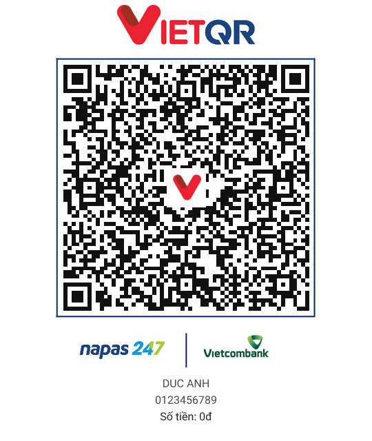 Mã QR Mừng cưới chú rể