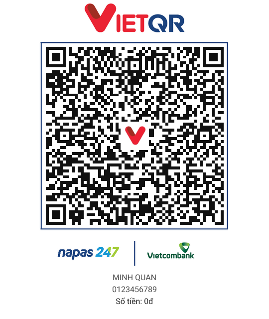 Mã QR Mừng cưới chú rể