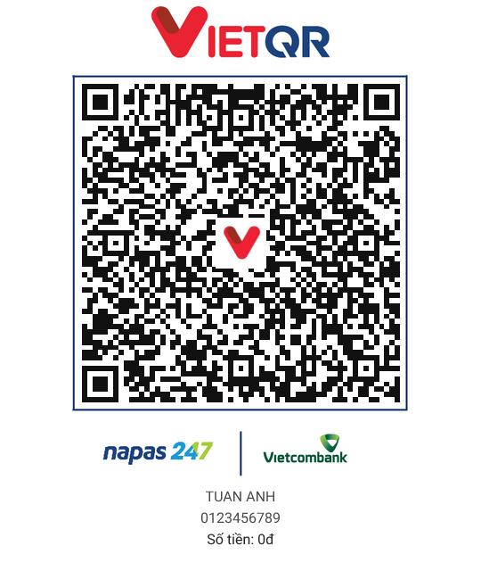 Mã QR Mừng cưới chú rể