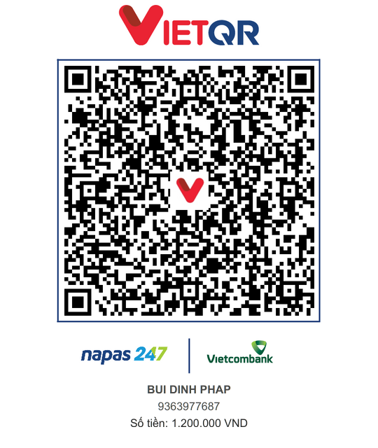 Payment QR code