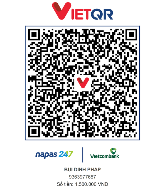 Payment QR code