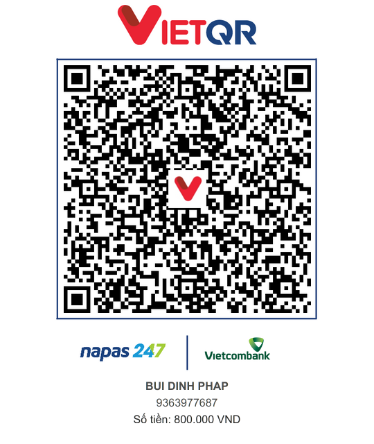 Payment QR code