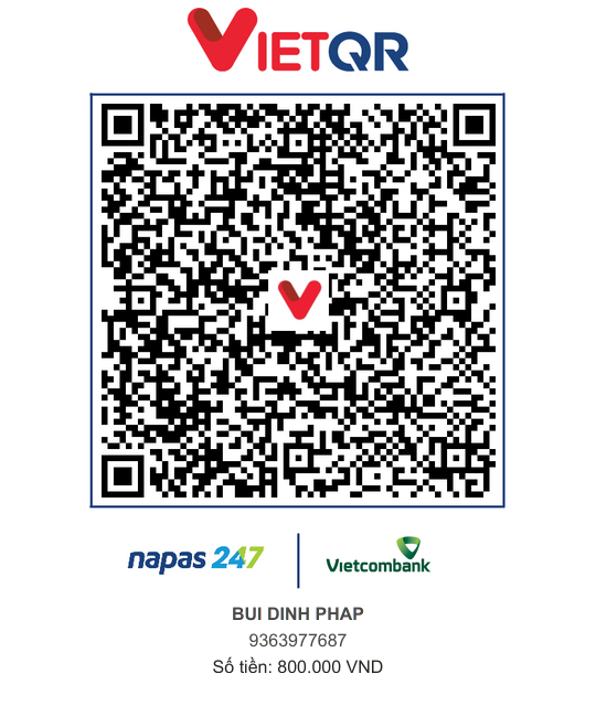 Payment QR code