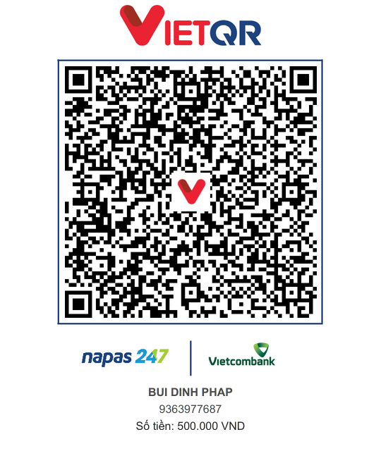 Payment QR code