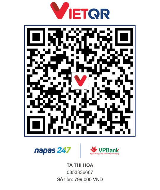 Mã QR Thanh Toán Tạ Thị Hoa