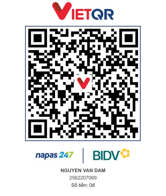 VietQR BIDV 2562207069