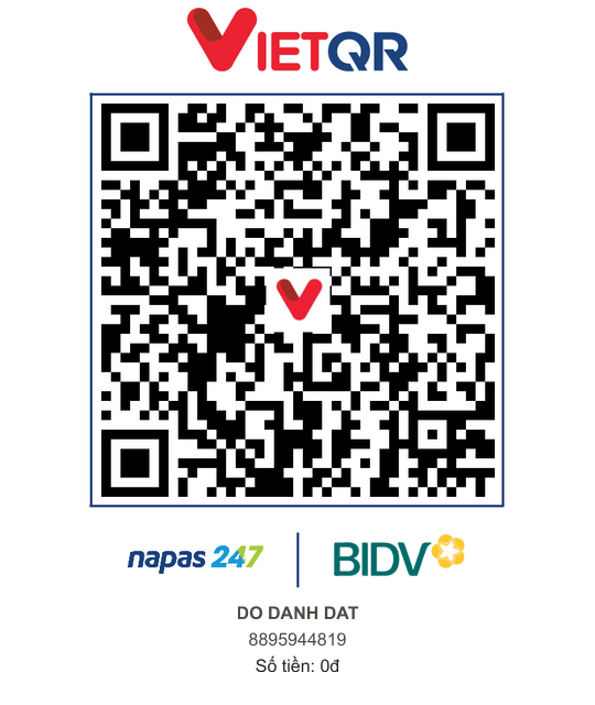 Mã QR Thanh Toán BIDV