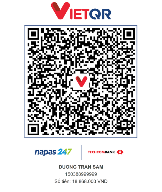 QR mời cà phê 18.868.000đ