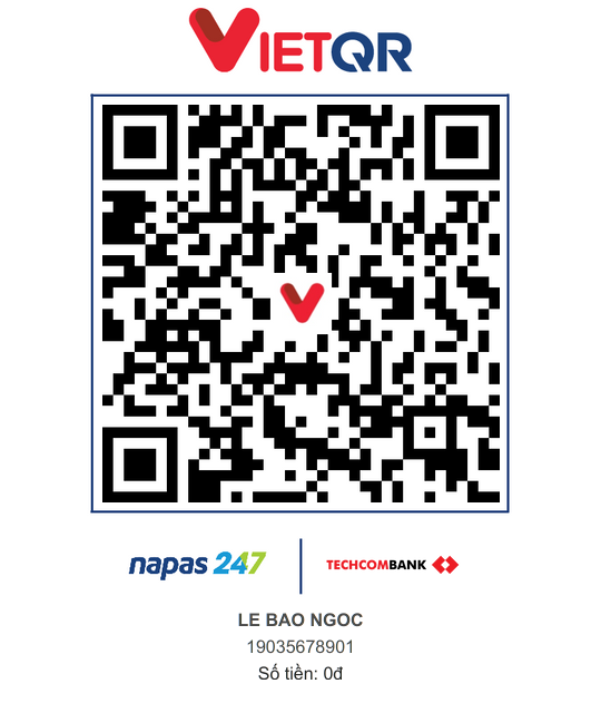Mã QR chuyển khoản Nhà gái