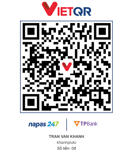 Mã QR chuyển khoản — Chú rể — Trần Văn Khánh