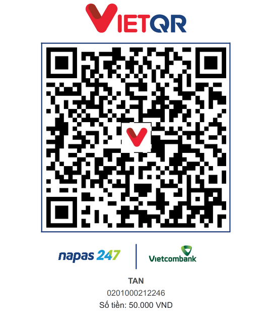 VietQR Vietcombank donation code