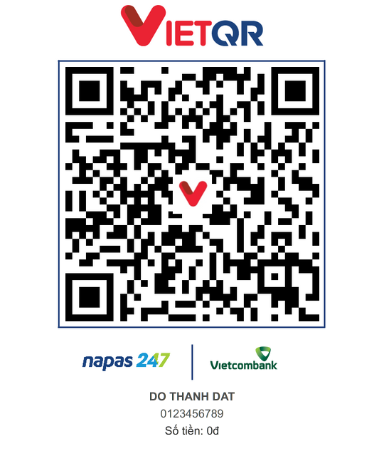 Mã QR chuyển khoản Nhà trai